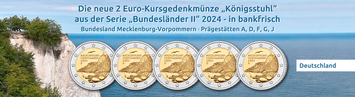 2 Euro Königsstuhl